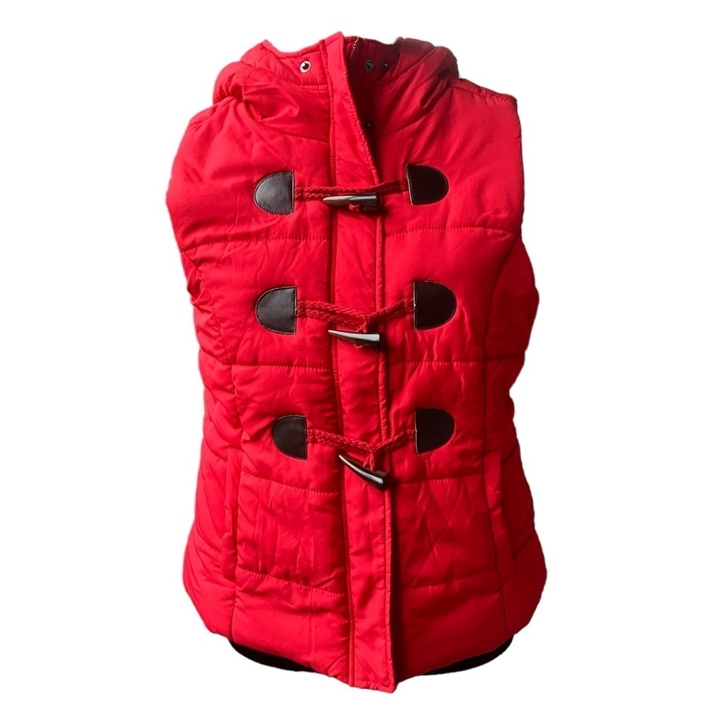 Love Tree Puffer Vest Size Medium Red​​​​